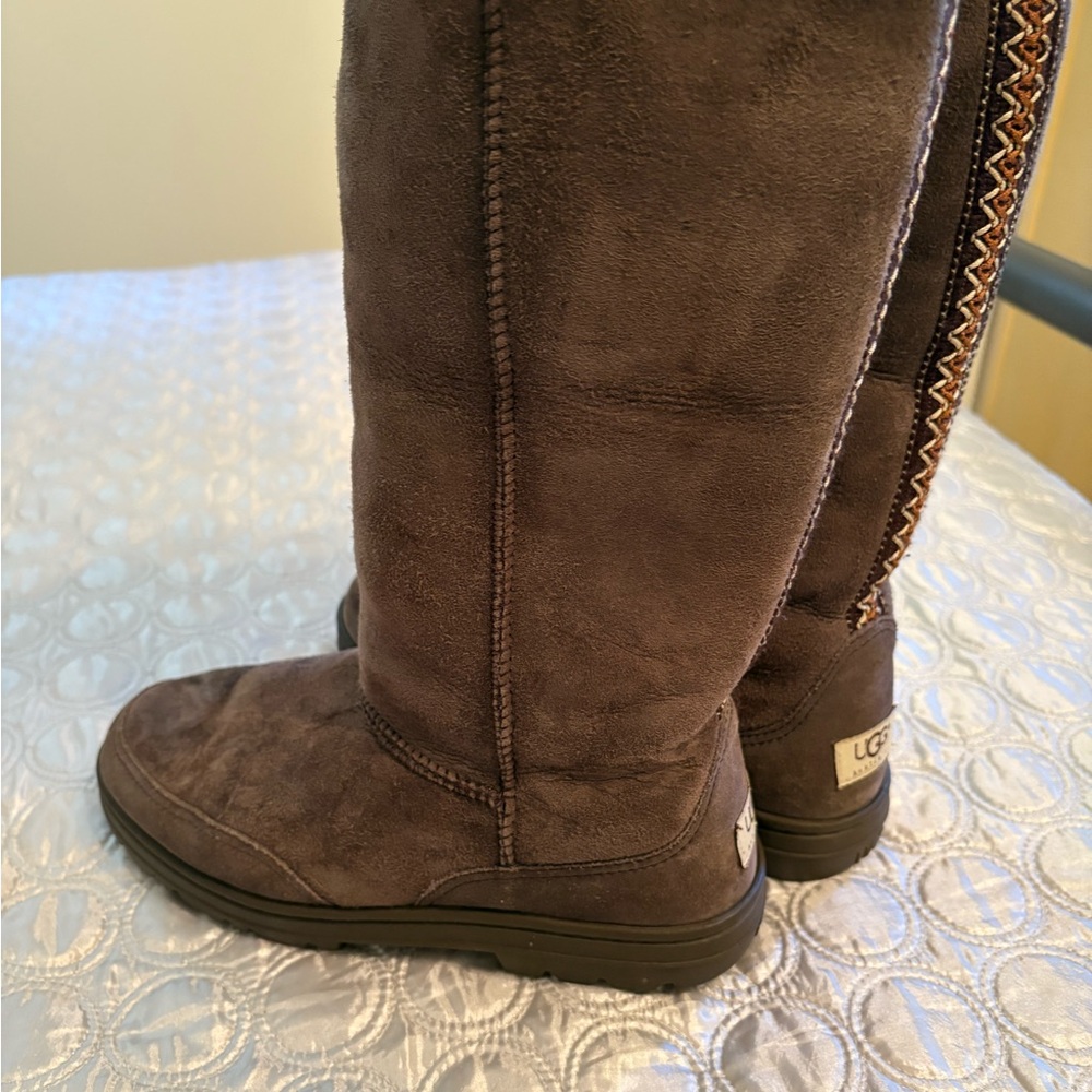 Ugg Brown Winter Boots- Bailey Button Boot - image 2